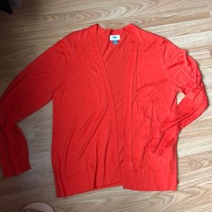 Old Navy Cardigan size XL red-orange